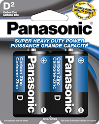 Super Heavy Duty Power “D” Size 2-Pack – Panasonic