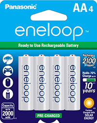 PANASONIC ENELOOP PRO AA BATTERY 4PACK - Wellington Photographic Supplies