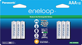 1 AAA Eneloop con labio en Z - 750mAh - AAA - NiMH - Pilas recargables